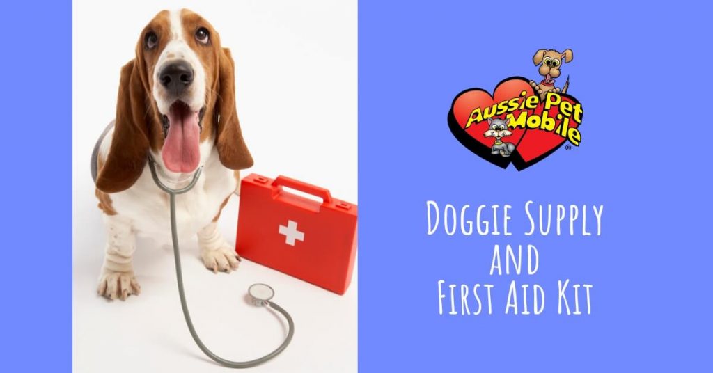 Doggie Supply and First Aid Kit
