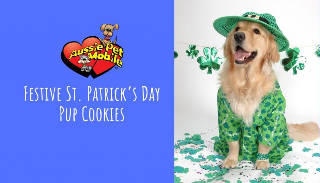 Festive St. Patrick’s Day Pup Cookies